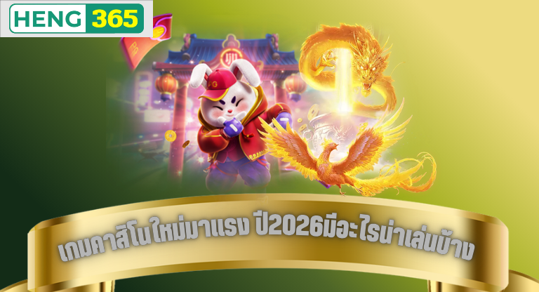 heng365 เกมคาสิโนใหม่มาแรง ปี2026มีอะไรน่าเล่นบ้าง